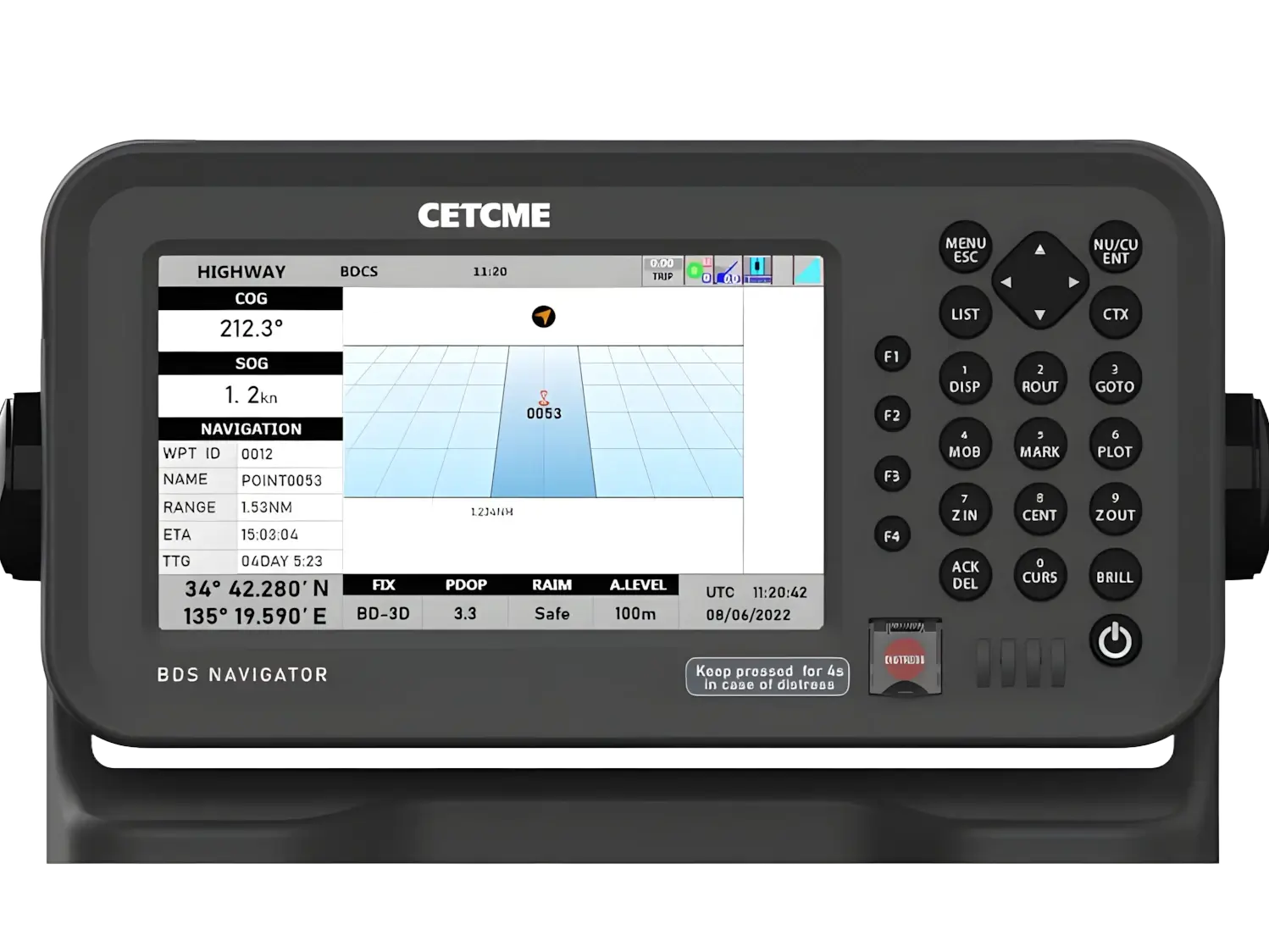 Навигатор и приемник GPS CETCME ME3701